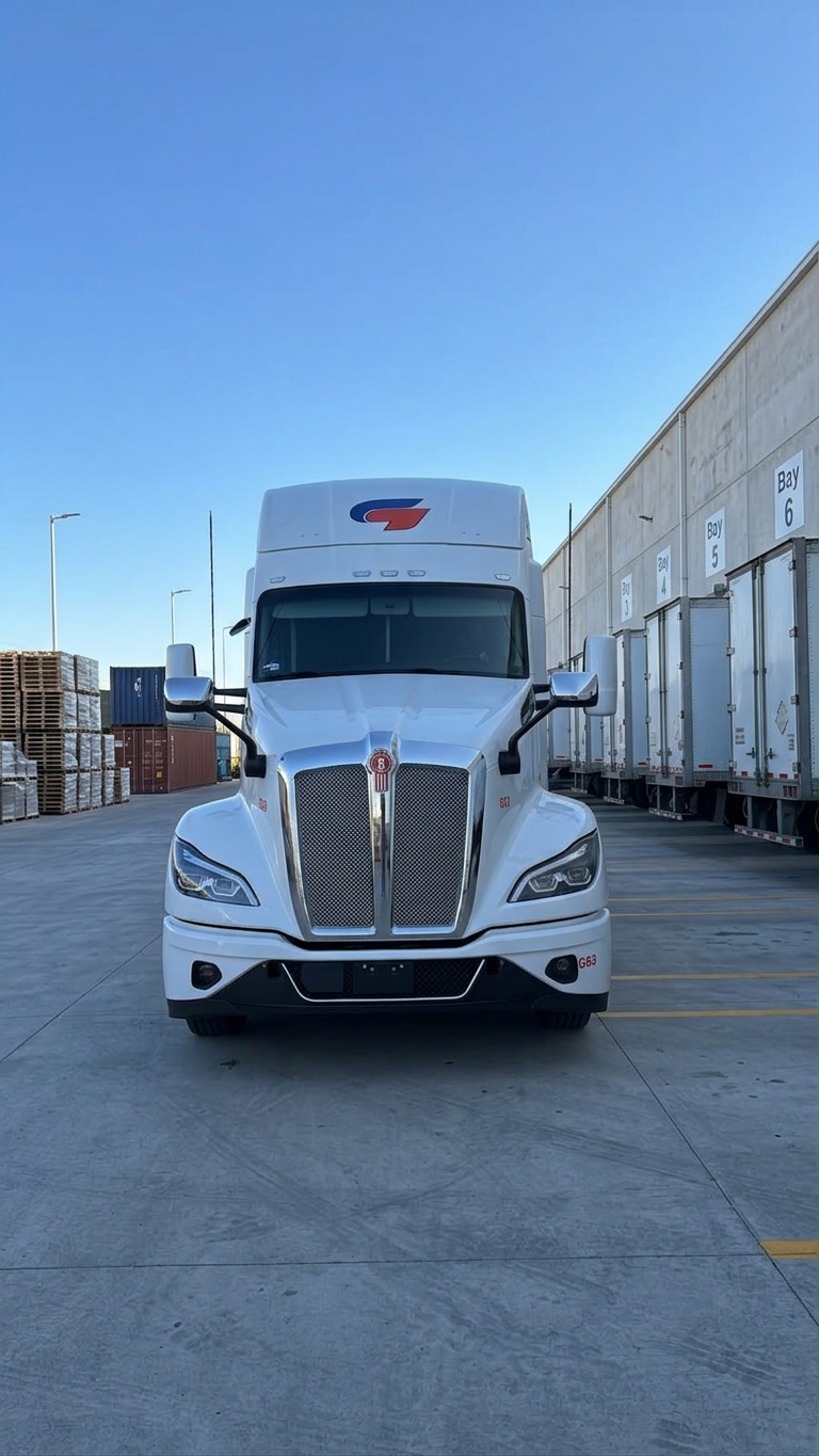 Nuevo tractocamión Kenworth 2027 GOT Trucking con caja seca Great Dane